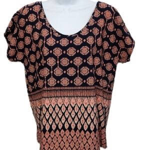 Floral Patterned Women's Top